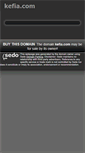Mobile Screenshot of kefia.com