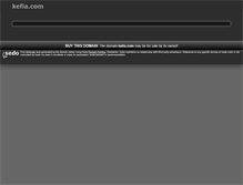 Tablet Screenshot of kefia.com